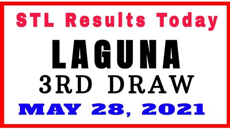 stl laguna 3rd draw today|PCSO Official .